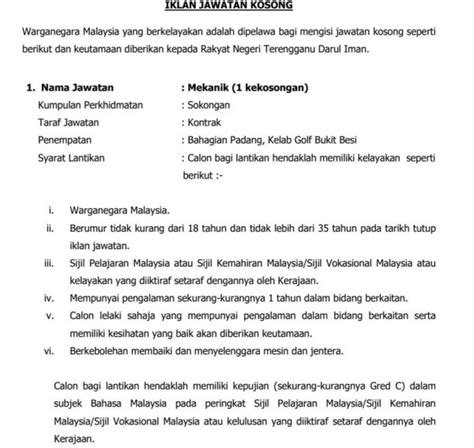 Iklan Jawatan Ketengah Properties Sdn Bhd Jawatan Kosong Terkini