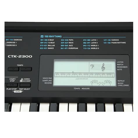 Casio Ctk Portable Keyboard Black Na Gear Music