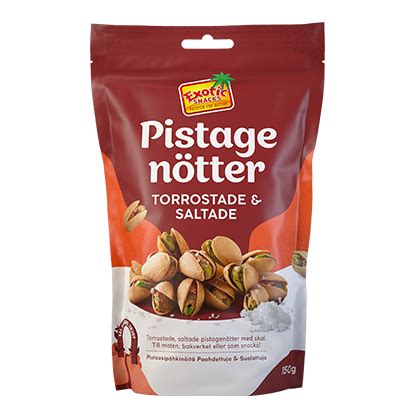 Pistagenötter rostade saltade Exotic Snacks