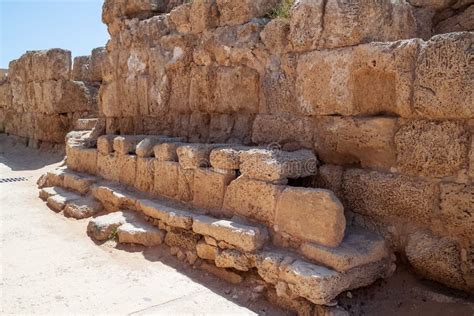 Ancient Public Latrine Toilet System In The Archaeological Park Of King