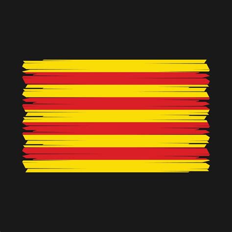 Vector De Bandera De Cataluña 21684016 Vector En Vecteezy