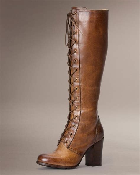 Parker Tall Lace Up Women Boots Tailored The Frye Company Oh I