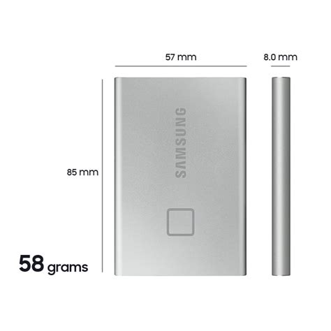 Внешний SSD Samsung T7 Touch 2 Тб черный - купить | Samsung RU