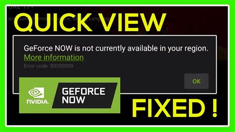 QUICK VIEW HOW TO FIX GEFORCE NOW NOT SUPPORTED IN YOUR REGION CLOUD