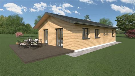 Plans De Chalet En Bois Habitable Livr Mont Ou En Kit