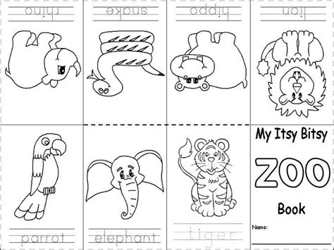 Zoo Mini Book Mini Books Zoo Book Mini Readers