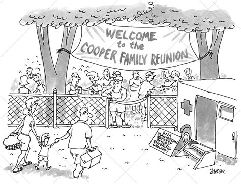 Welcome to the Cooper Family Reunion - JACK ZIEGLER - New Yorker Cartoonist