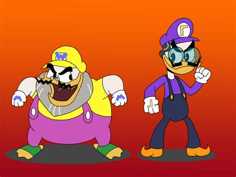 Flintheart Wario And Rockerduck Waluigi By Koopalive64 On Deviantart