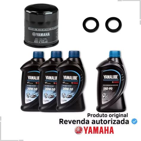 Kit Troca De Óleo E Filtro 60hp F60 4 Tempos Yamaha Original Frete grátis