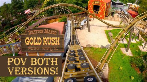 Gold Rush Front Row Pov Both Settings Drayton Manor New For Roller