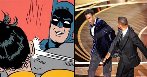 Will Smith Slapping Chris Rock Draws Comparisons To Batman And Robin