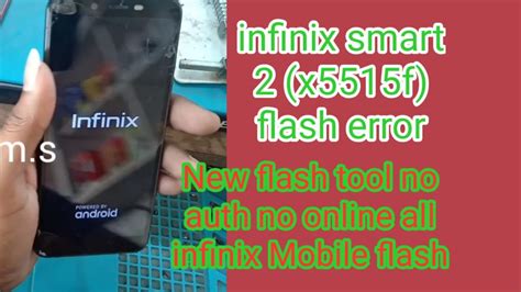 How To Flash Infinix Smart 2 Infinix X5515f Infinix Mobile Flash With