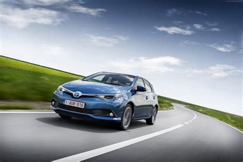 Toyota Auris Hybrid Hatchback Blue HD Wallpaper Rare Gallery