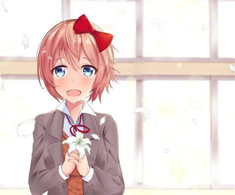 Sayori Doki Doki Literature Club Image 2635704 Zerochan Anime