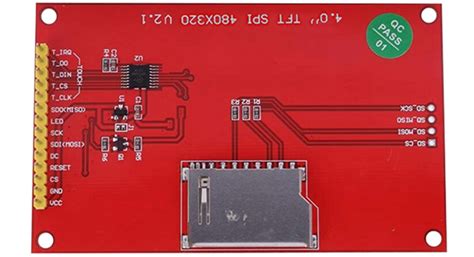 TFT 4 Inch Display With Touch SPI ILI9488 Micro Robotics