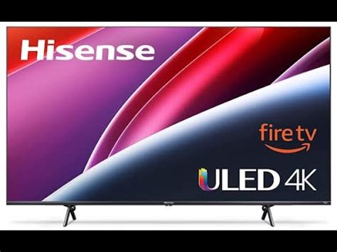 The Hisense 50 Inch ULED U6 Series Quantum Dot QLED 4K UHD Smart Fire