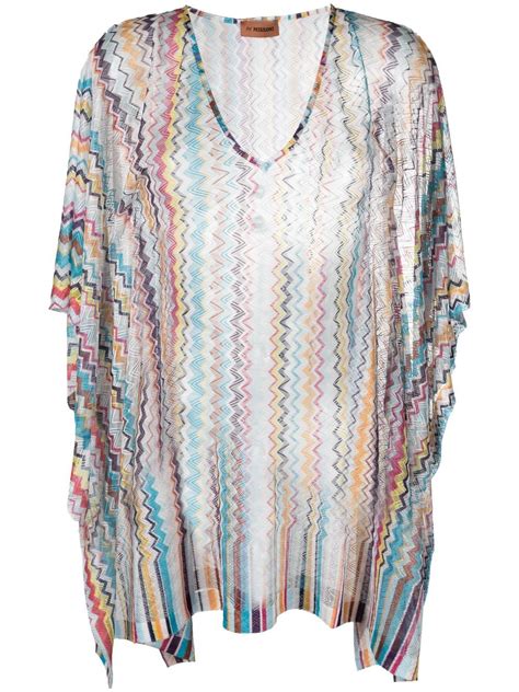 Missoni Zig Zag Woven Beach Dress Farfetch