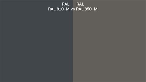 Ral Ral 810 M Vs Ral 850 M Side By Side Comparison