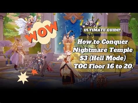 Complete Guide To Conquering Hell Mode In Toc Nightmare Temple Season