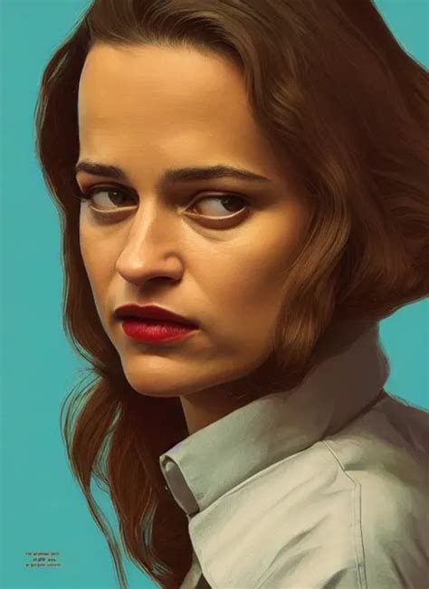 Twin Peaks Movie Poster Art Portrait Of Alicia Stable Diffusion