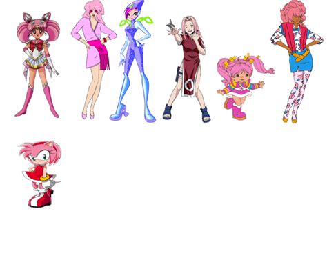 My Favorite Pink Haired Cartoon Characters By Darthranner On Deviantart