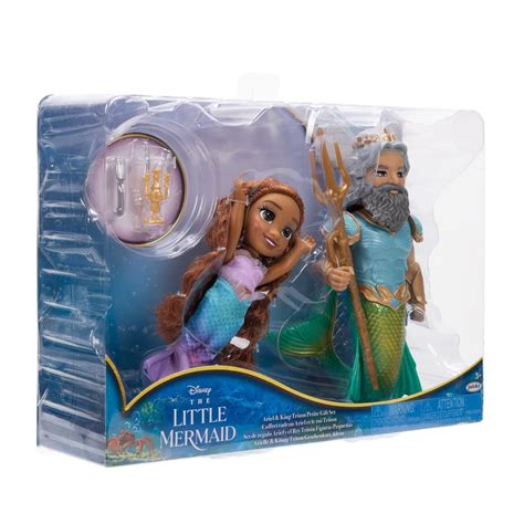 The Little Mermaid Live Action 6-Inch Petite Ariel Triton Set