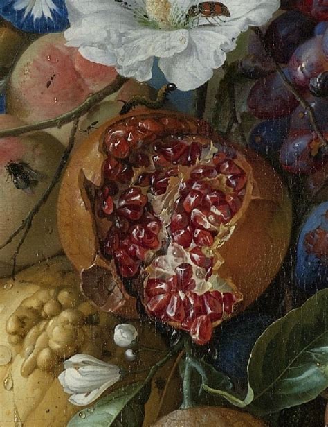 Festoon Of Fruit And Flowers Detail 16601670