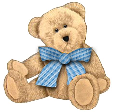 GrannyEnchanted.Com -Free Elements: FREE TEDDY BEAR WITH BLUE PLAID BOW ...