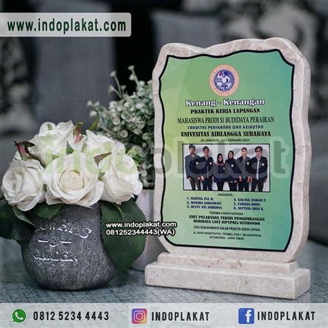 Plakat Kayu Kenang Kenangan Murah Plakat Marmer Ucapan Terimakasih