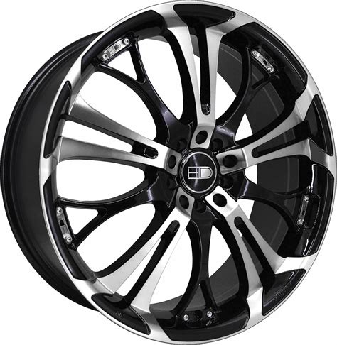 Hd Wheels Spinout In Gloss Black With Machined Face Finish X