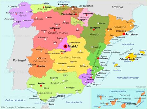 altura ineficiente conformidad mapa de espana shipley certificado