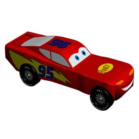 Pinewood Derby Car: Lightning McQueen Design | Pinewood Pro