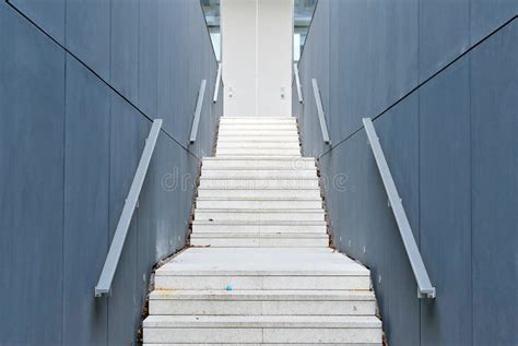 Modern concrete stairs stock photo. Image of home, architecture - 104092260