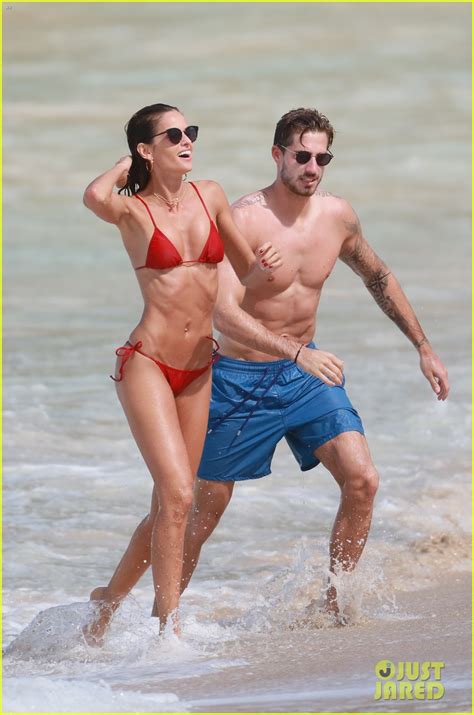 Model Izabel Goulart Splashes Around In Her Bikini In St Barts Photo