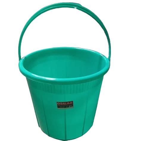 13 L Green Plastic Bucket For Home With Handle At Rs 75 In Pune ID