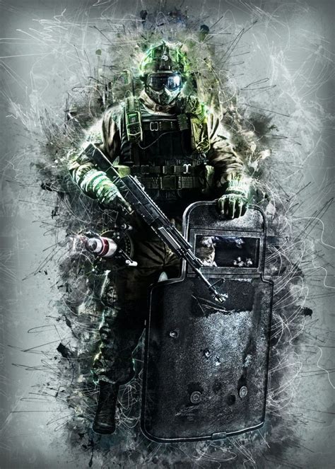 Rainbow Six Siege Graffiti Operators Fuze Displate Artwork By Artist