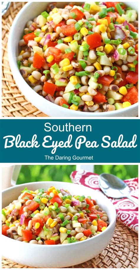 Southern Black Eyed Pea Salad The Daring Gourmet