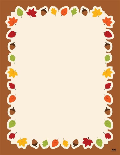 Choose From 20 Unique Fall Page Borders And Frames For The Perfect Seasonal Paper For Anything