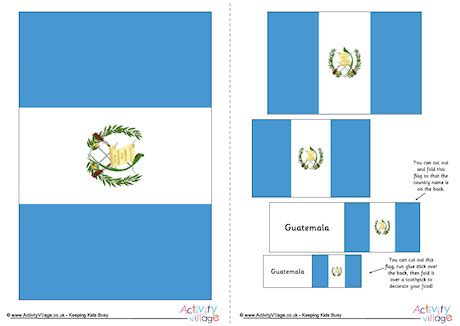 Guatemala Flag Printable