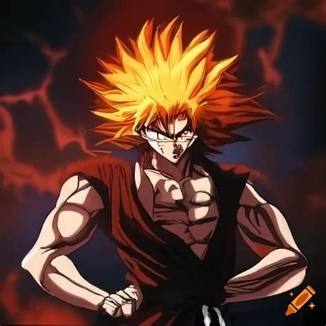 Hollow Ichigo In Super Saiyan Form On Craiyon