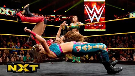 Bayley Becky Lynch Vs Charlotte Sasha Banks WWE NXT July 3 2014