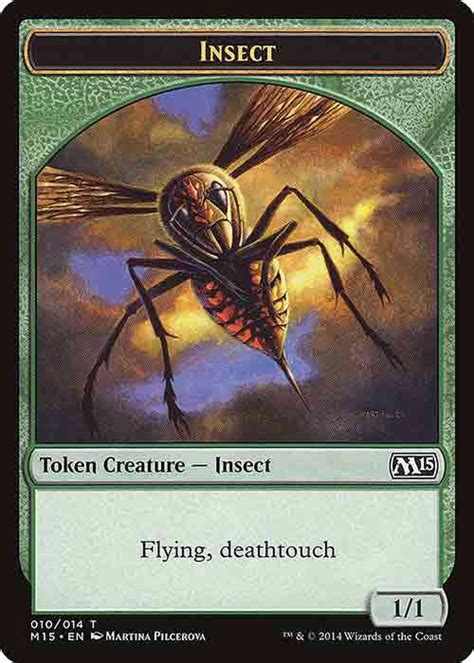 11 Green Insect Creature Token Mtgonl Tokens