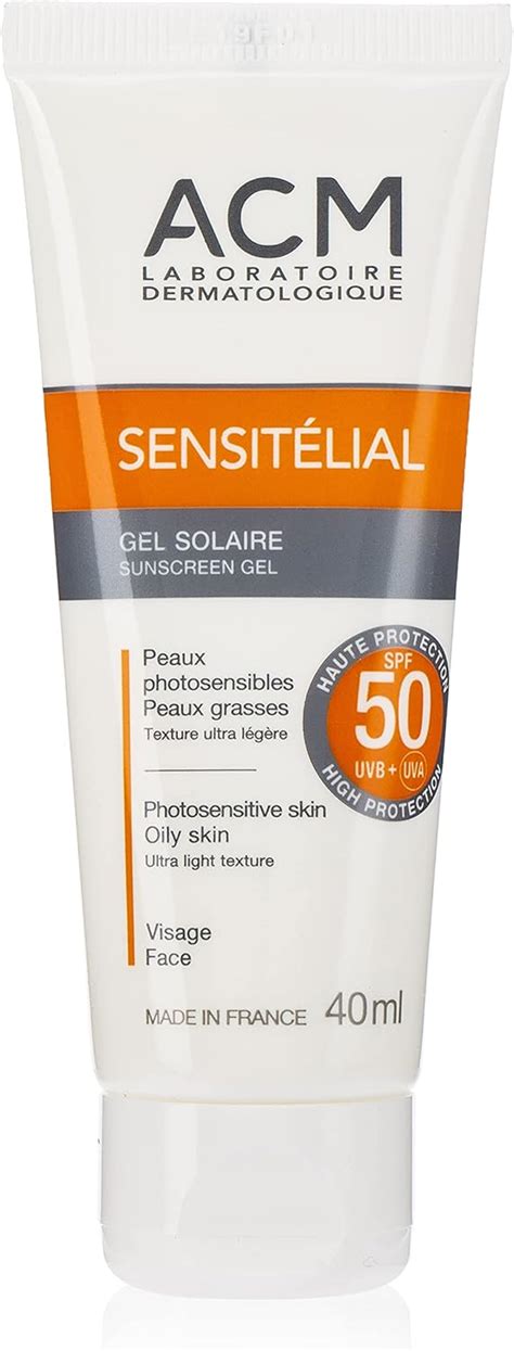 Acm Sensitelial Spf Sunscreen Gel Ml Buy Online At Best Price In