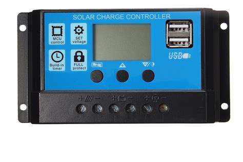 Controlador Carga Painel Solar A V E V Lcd Usb Parcelamento