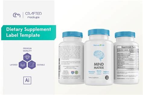 5+ Pill Bottle Label Templates - AI, Pages, Indesign, PSD, MS Word ...