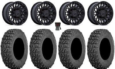 MSA Clubber 14 Wheels Black 28 Coyote Tires Can Am Defender EBay