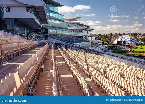 Melbourne, Australia - Spectator Seating Area at the Flemington ...