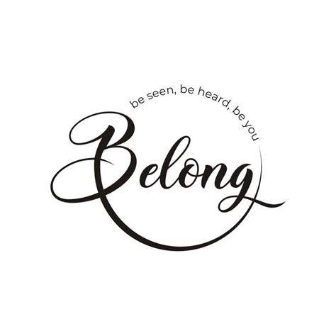 Belong Logo | CatherineGraceO