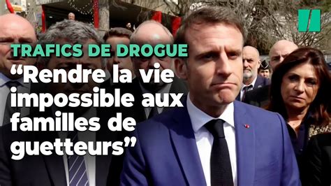 Pour Lutter Contre Les Trafics De Drogue Macron Na Pas Que Les