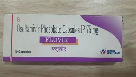 Fluvir 75 Mg Oseltamivir Phosphate Capsules Hetero Healthcare